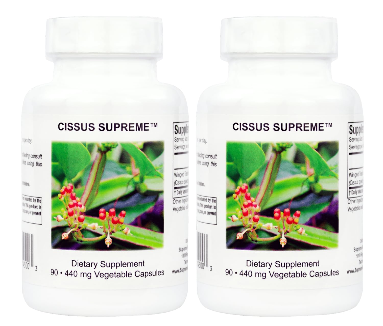 Supreme Nutrition Cissus Supreme – 90 Pure Winged Treebine Capsules (Pack of 2)
