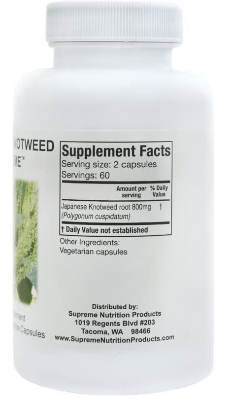 Supreme Nutrition Japanese Knotweed Supreme - 120 Pure Vegetarian Capsules