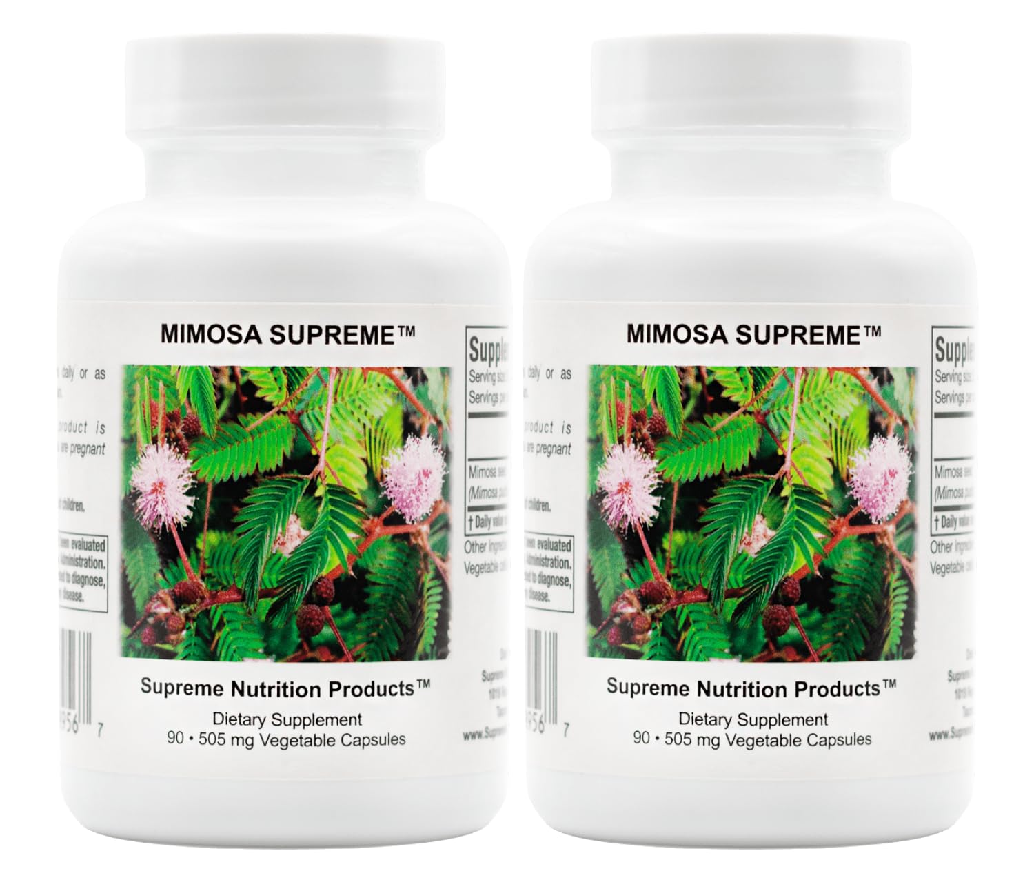 Supreme Nutrition Mimosa Supreme – 2-Pack, 90 Pure Mimosa Pudica Seed Capsules