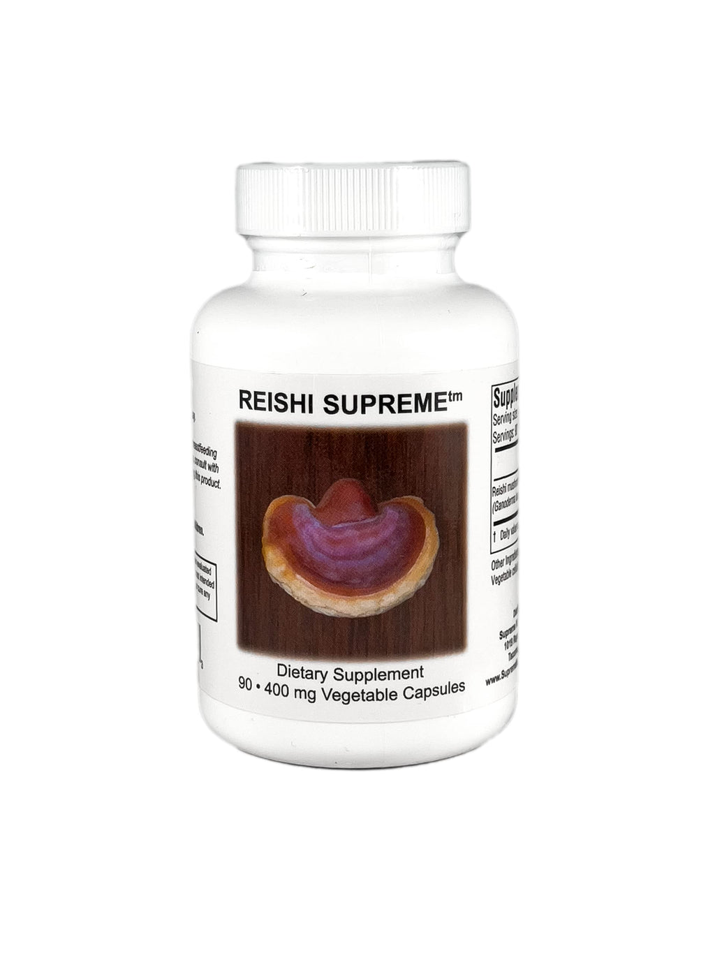 Supreme Nutrition Reishi Supreme – 90 Pure Reishi Mushroom Vegetarian Capsules