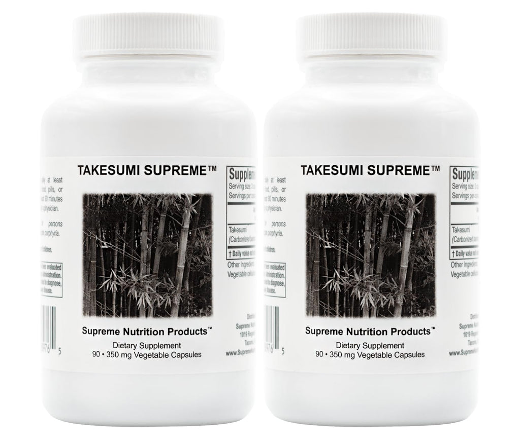 Supreme Nutrition Takesumi Supreme – 180 Veg Capsules (2x90) Activated Bamboo Charcoal