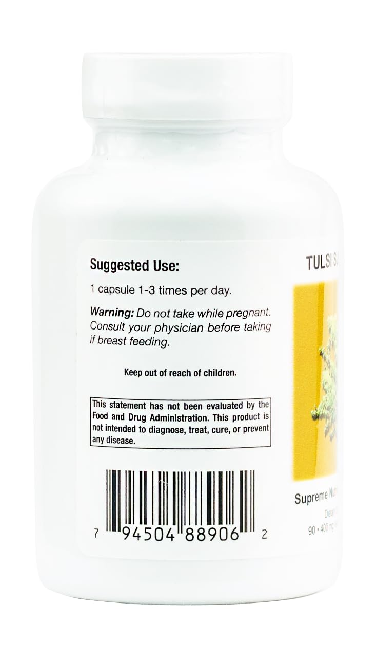 Supreme Nutrition Tulsi Supreme – Holy Basil Capsules (90 Vegetarian)
