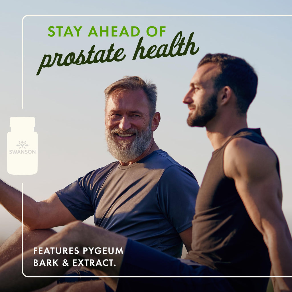 Swanson Pygeum - Prostate Health, Bladder & Urinary Support (4 Pack, 125 mg, 100 Capsules)