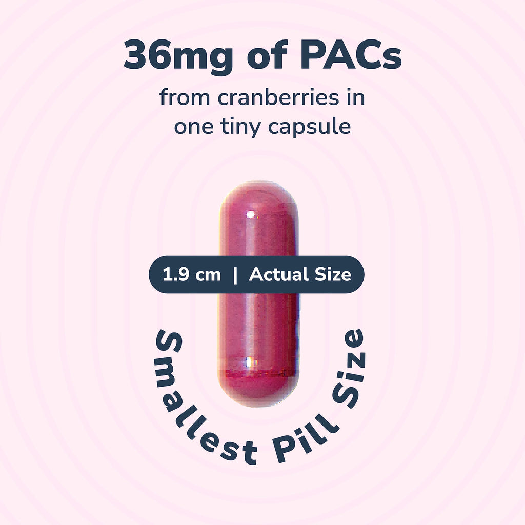Szio+ Utiva Cranberry PACs – 36 mg PACs for UTI Support | 90 Veggie Capsules