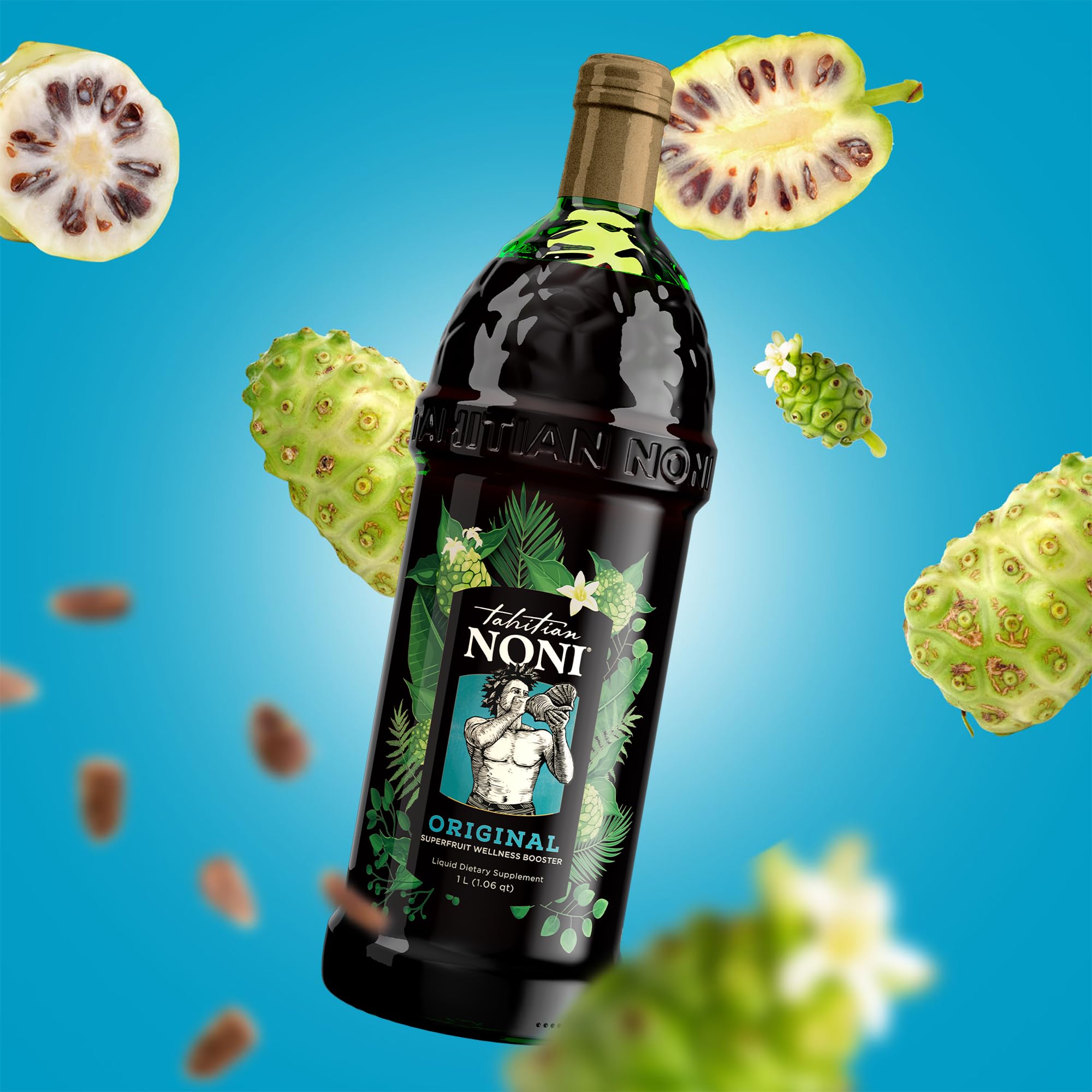 TAHITIAN NONI Juice by Morinda – Original Noni Puree Tahiti 2x1L Case