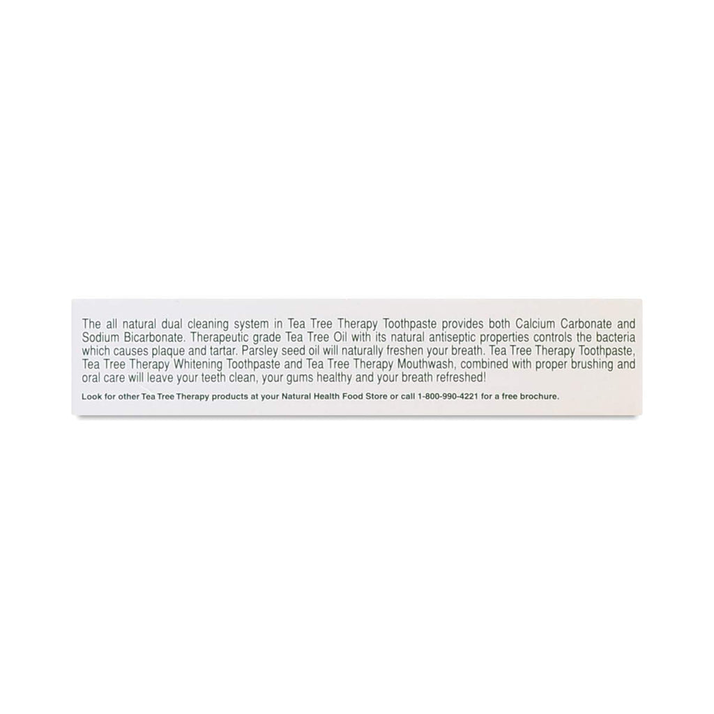 Tea Tree Therapy Tea Tree Tpste,Bak Soda, 5 oz 6 pk