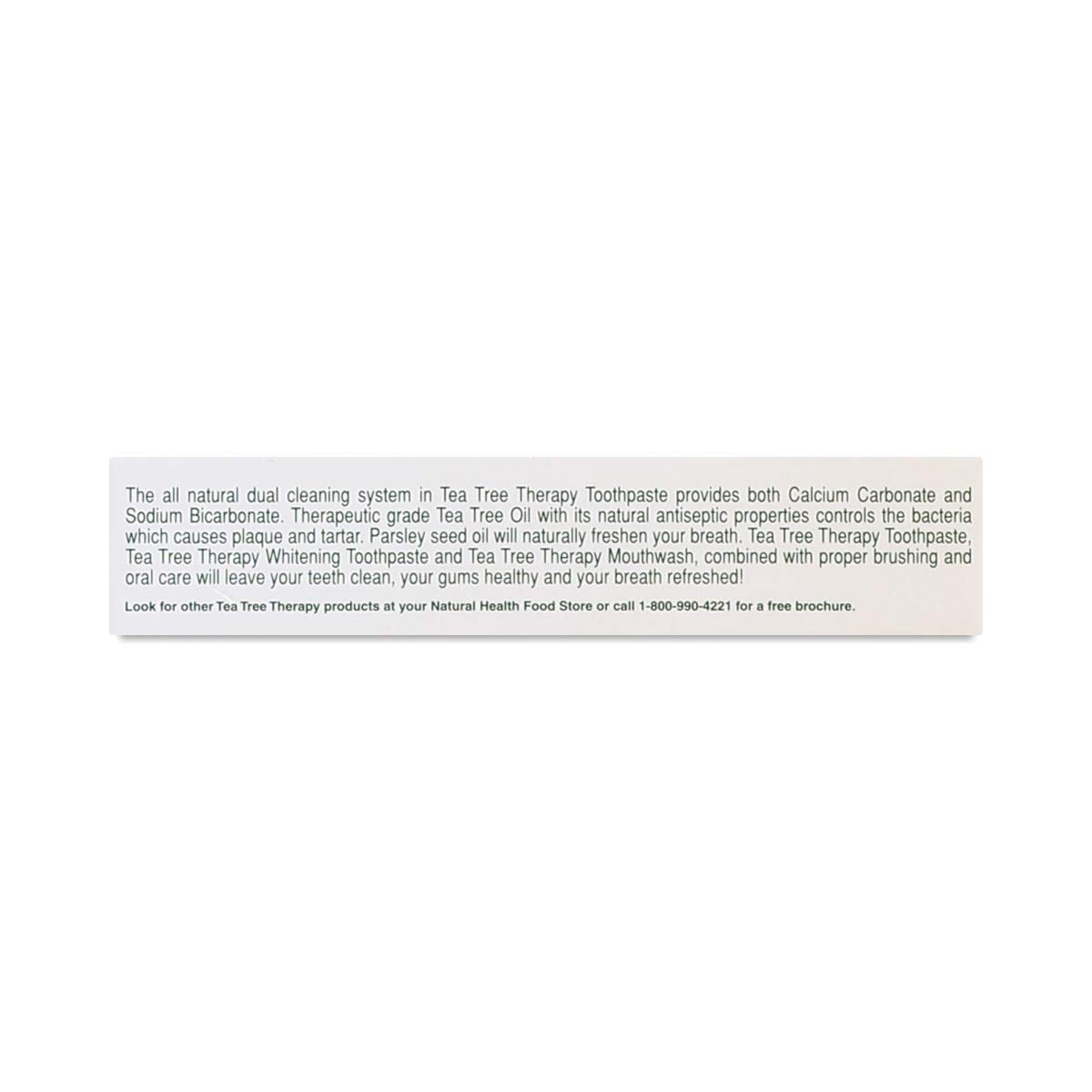 Tea Tree Therapy Tea Tree Tpste,Bak Soda, 5 oz 6 pk