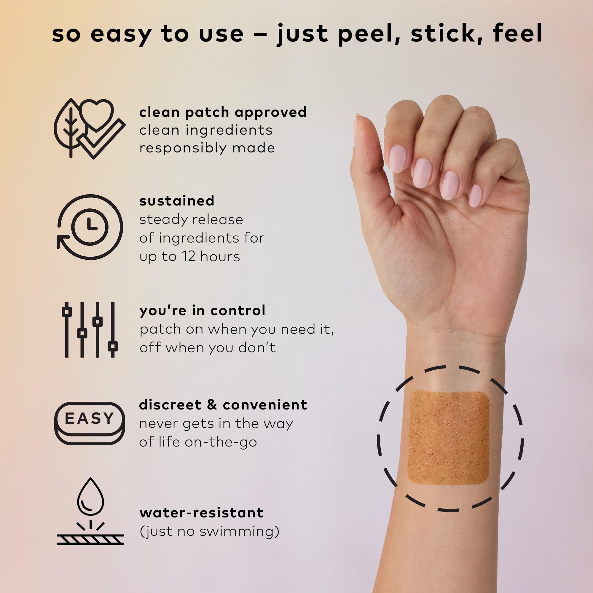 The Good Patch Relax Patches – Unwind with Ashwagandha & Ginger (8 Patches)