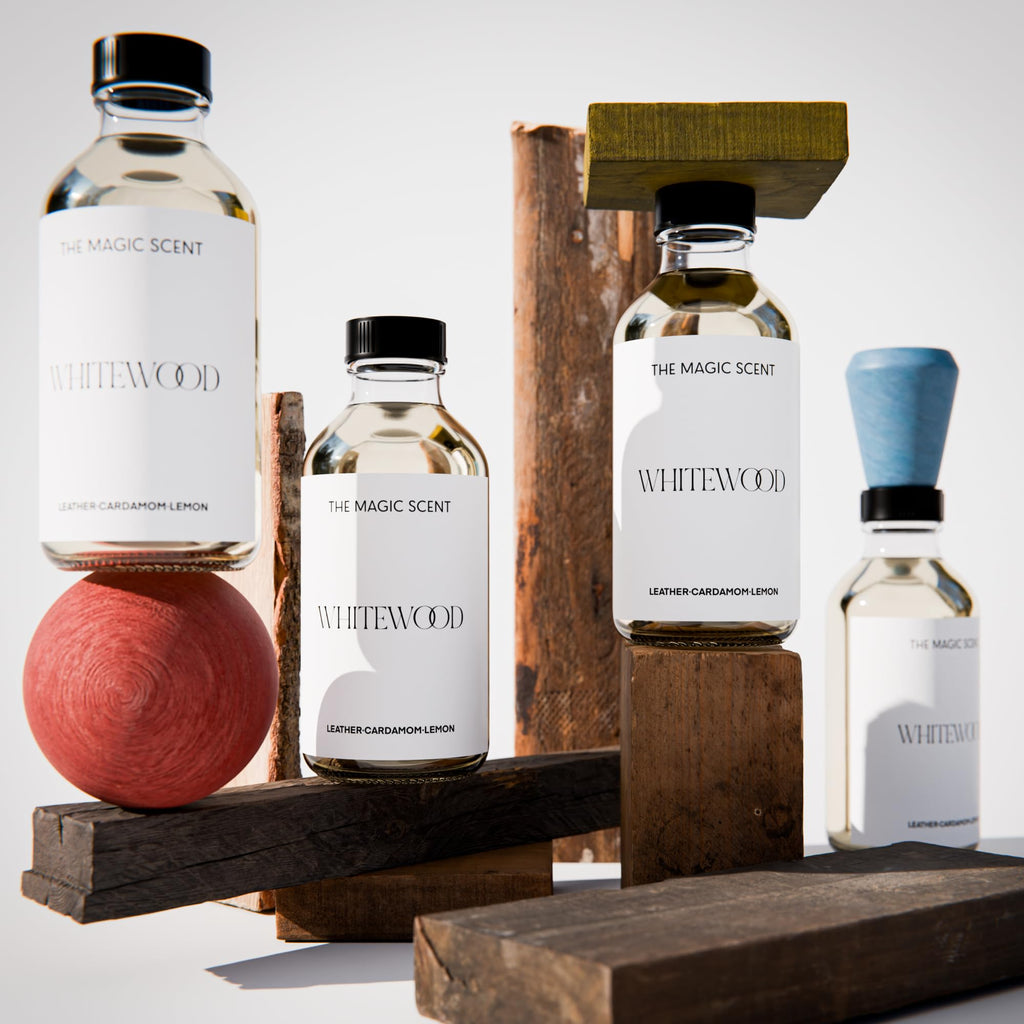 The Magic Scent Whitewood Diffuser Oil - Luxury Hotel & Home Scents Inspired by 1 Hotel Miami Beach (4 fl oz / 120 mL)