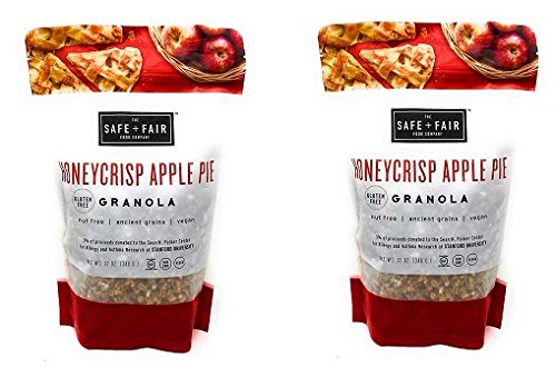 The Safe + Fair Food Company Honey Crisp Apple Pie Granola Cereal - 12 oz (Two Pack)