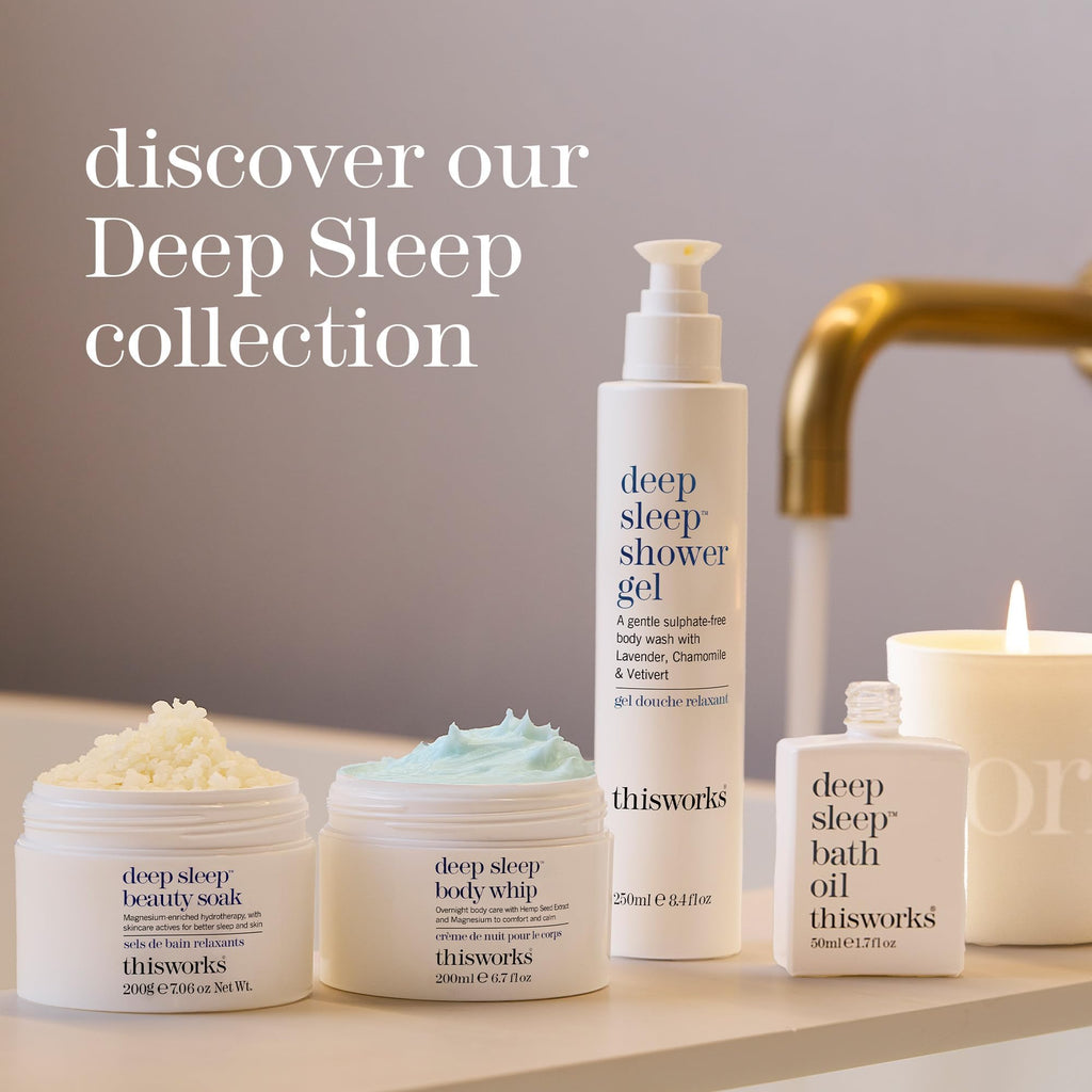 THISWORKS Deep Sleep Pillow Spray – Fast-Acting Natural Lavender for Relaxation & Restful Sleep (35 ml Travel Size)
