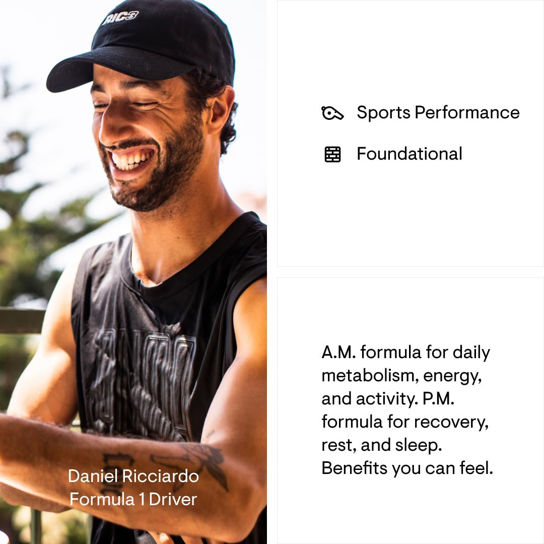 THORNE Multi-Vitamin Elite – AM & PM Daily Nutritional Supplement (Gluten-Free, Dairy-Free) | 180 Capsules