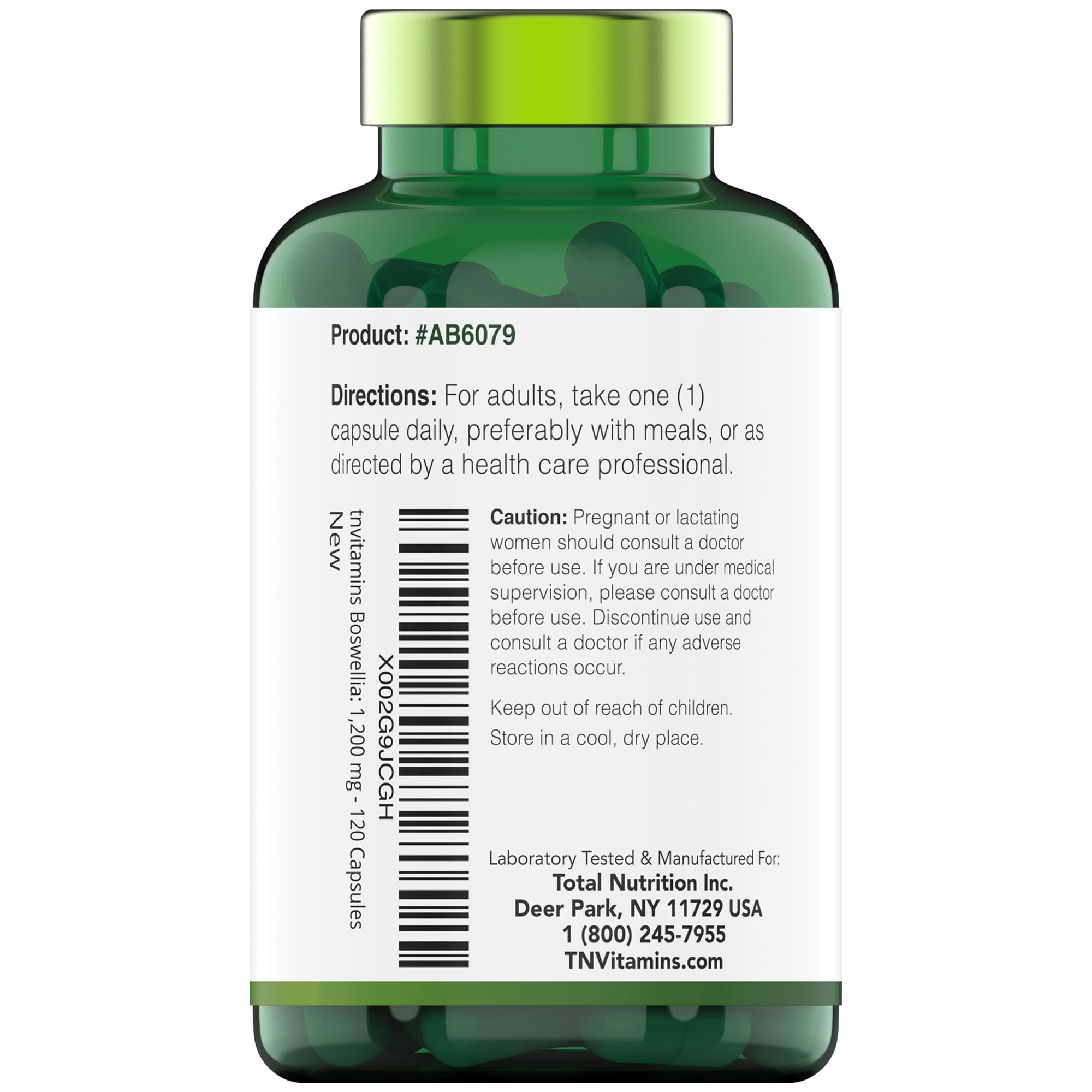 Boswellia Serrata Capsules 1200 MG – Joint Support | 120 Capsules