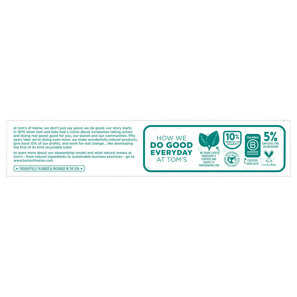 Tom's of Maine Wicked Fresh! Fluoride Toothpaste - Spearmint 4.7 oz 2-Pack