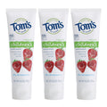 Tom's of Maine Anticavity Fluoride Kids Toothpaste – Silly Strawberry, 4.2 oz, 3 Count