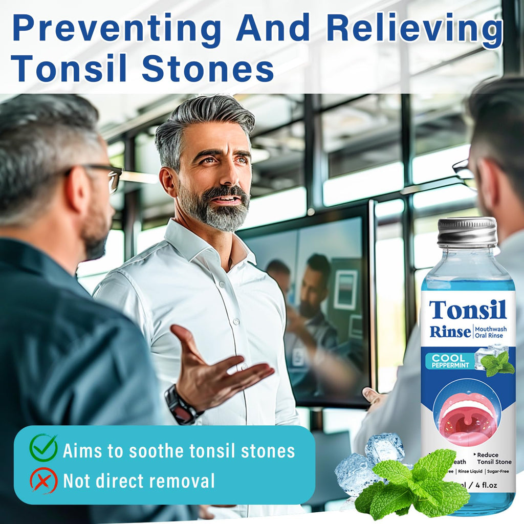 Tonsil Stone Remover Mouthwash – Soothe Tonsils, Fresh Breath