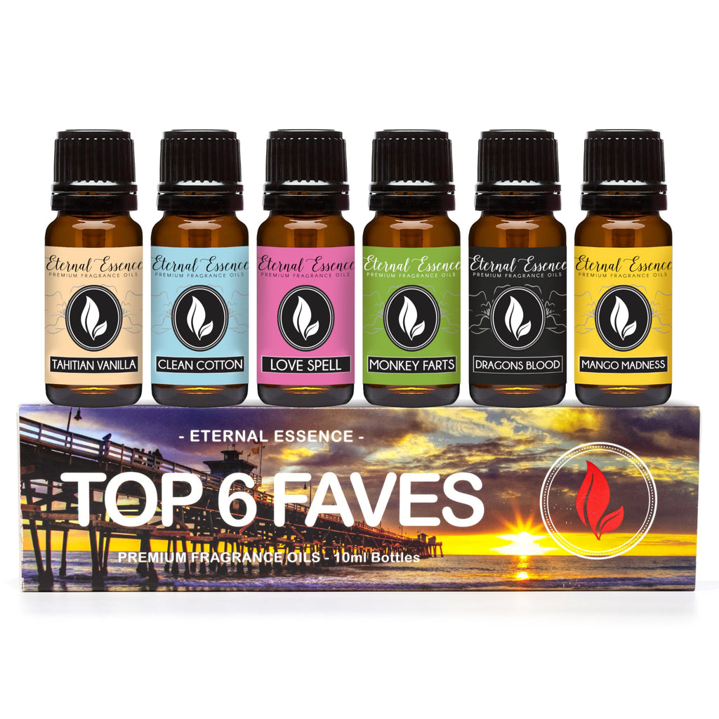 Top 6 Faves Gift Set – Premium Fragrance Oils 10ml