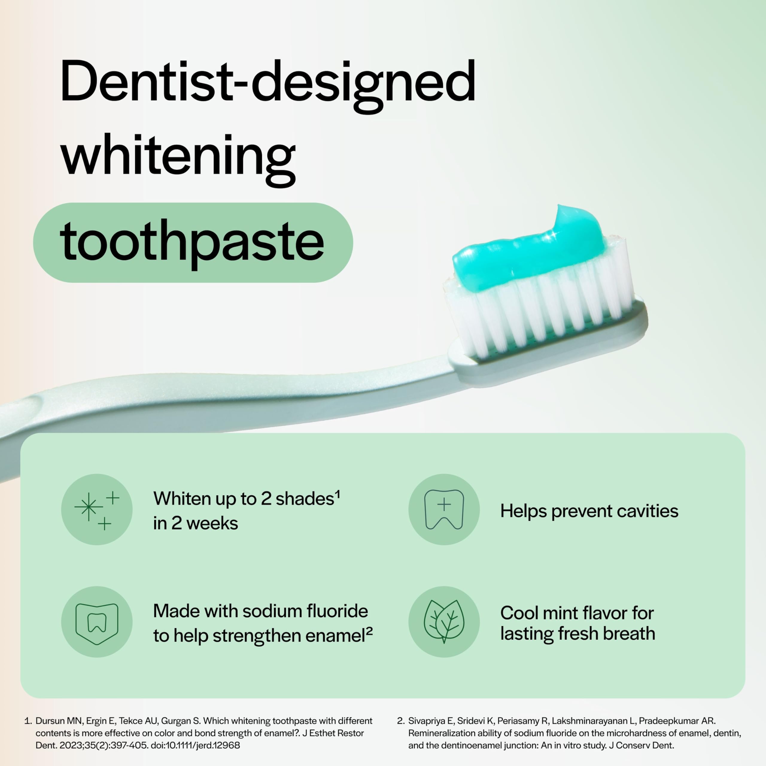 Opalescence Whitening Toothpaste for Sensitive Teeth - Mint Flavor, Gluten Free (1 Pack) - TP-5167-1