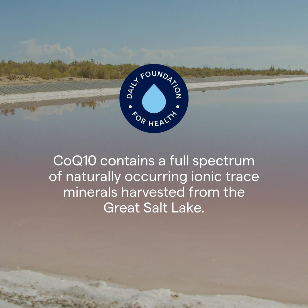 Trace Minerals CoQ10 – Cellular Health & Vitality, Cardio & Immune Support (Vegan & Gluten-Free)