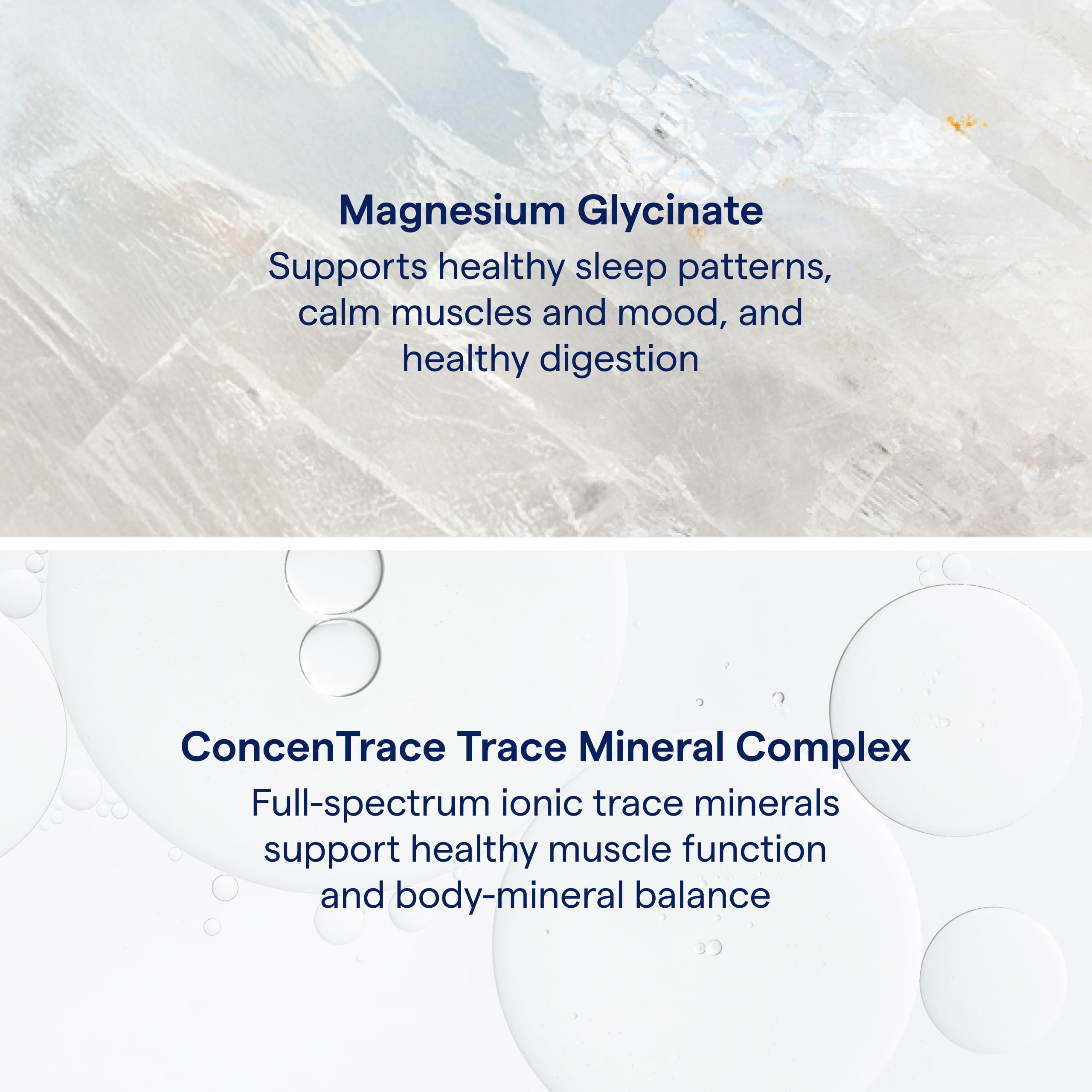 Trace Minerals Magnesium Glycinate – Bedtime Sleep Support (120 mg) – Grape, 30 Servings