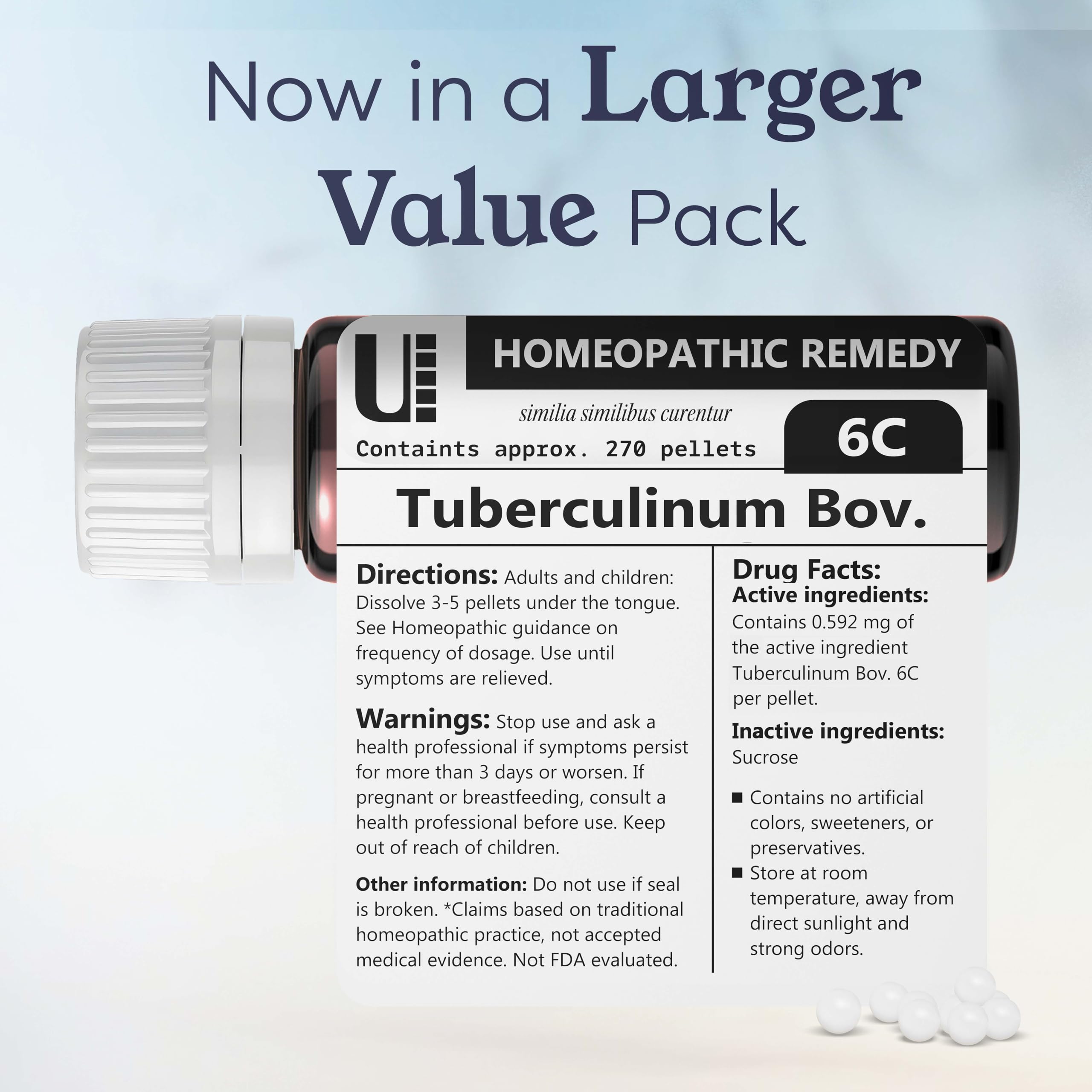 Tuberculinum Bovinum 6C Homeopathic Remedy – 270 Pellets