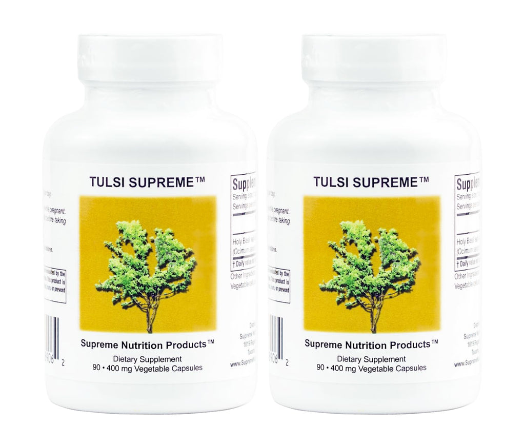 Supreme Nutrition Tulsi Supreme – Holy Basil Capsules 90 Vegetarian Capsules Pack of 2