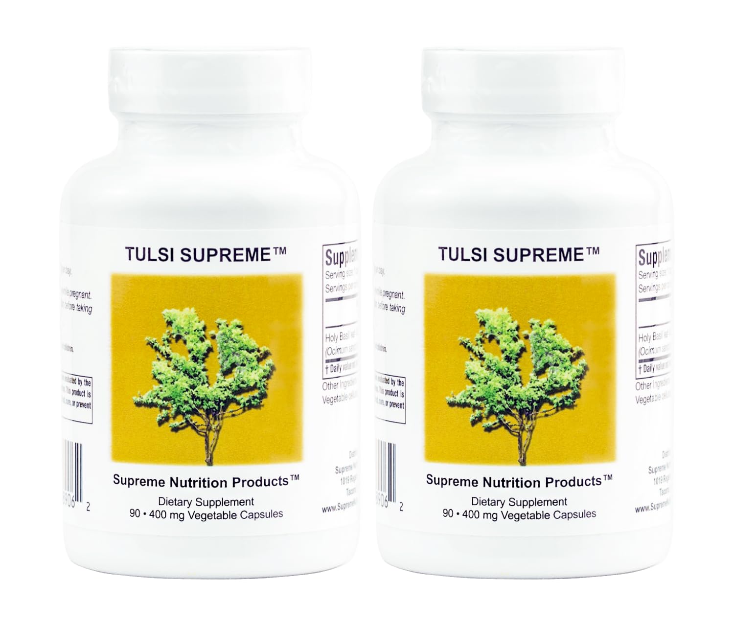 Supreme Nutrition Tulsi Supreme – Holy Basil Capsules 90 Vegetarian Capsules Pack of 2