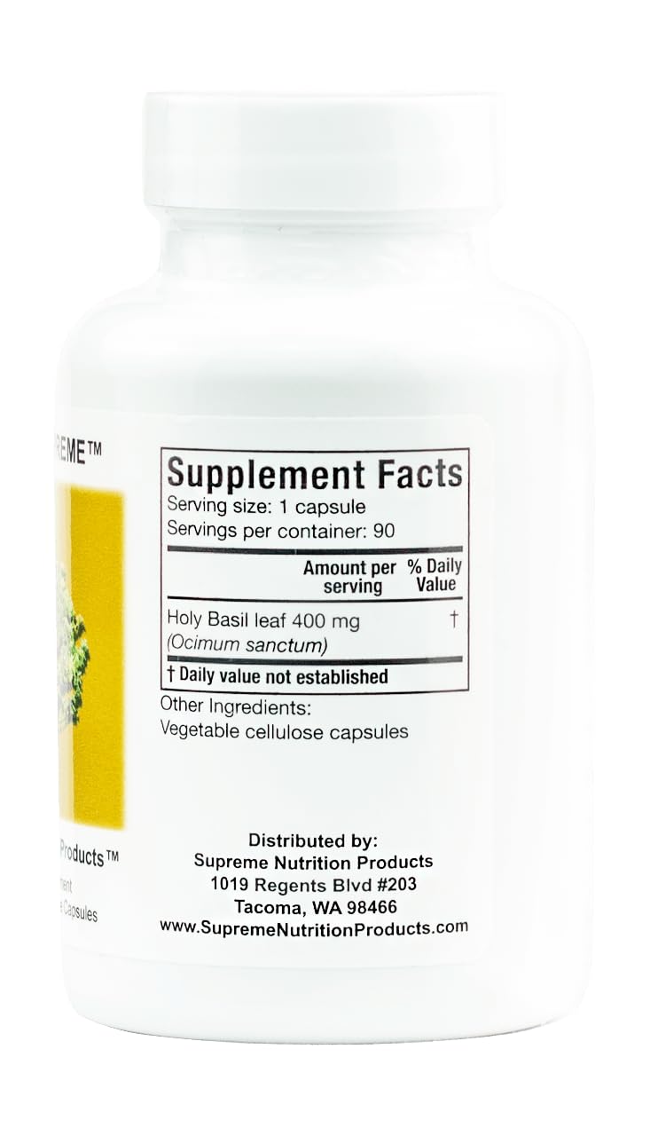 Supreme Nutrition Tulsi Supreme – Holy Basil Capsules 90 Vegetarian Capsules Pack of 2