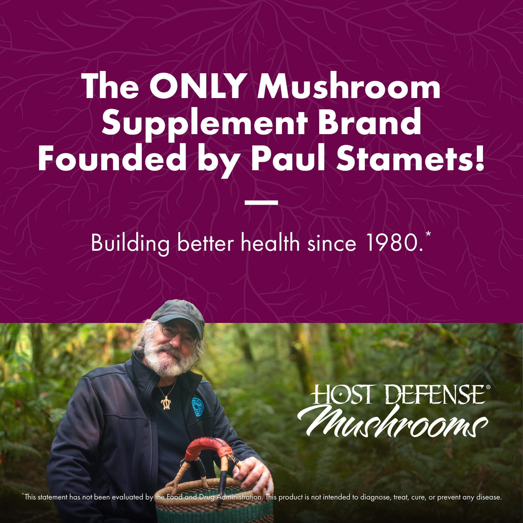 Host Defense Turkey Tail Mushroom Powder – Digestive Health and Immune Support (7 oz)