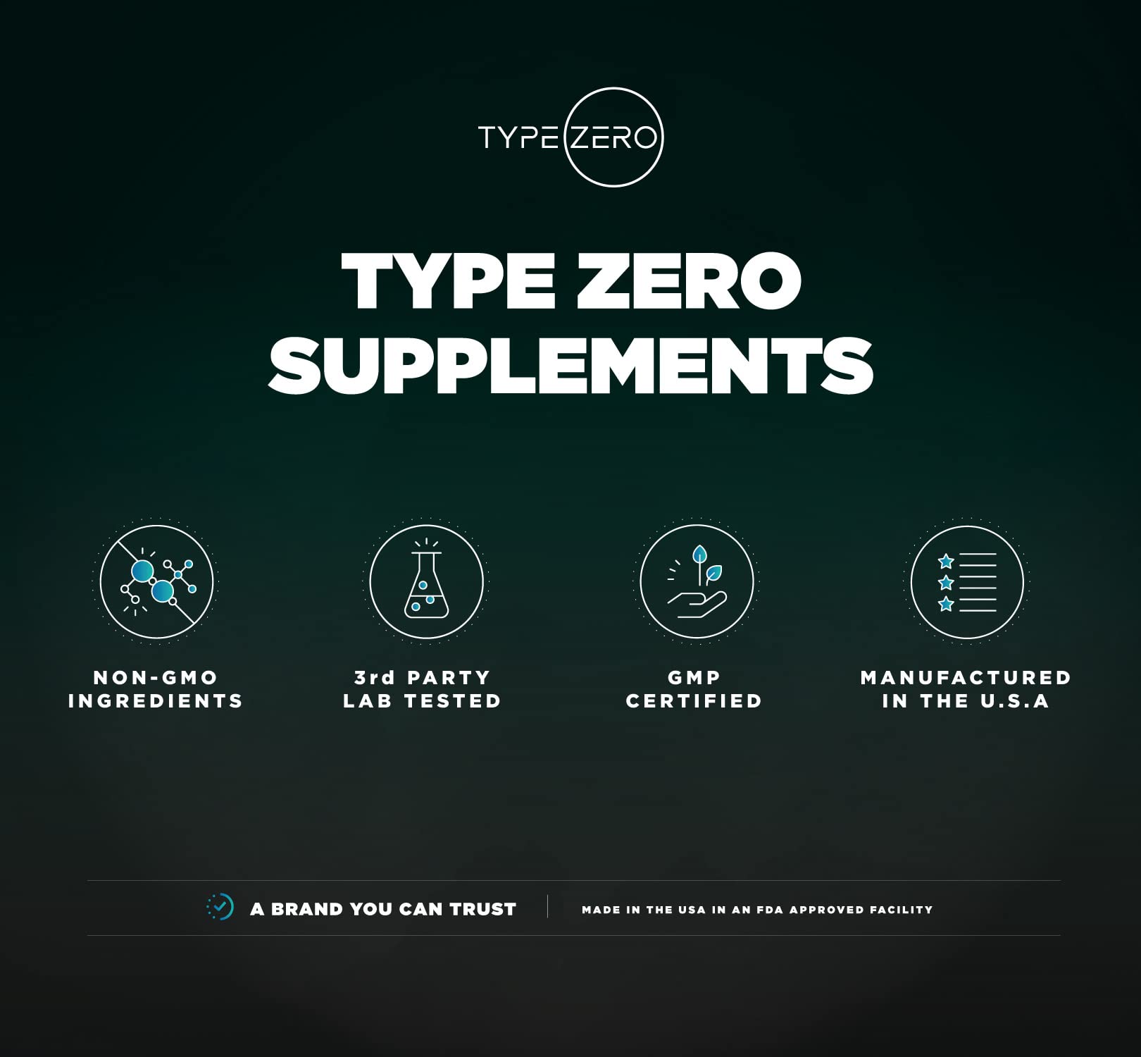 Type Zero 3X Strength Phosphatidylserine Nootropics with Alpha GPC & Huperzine A
