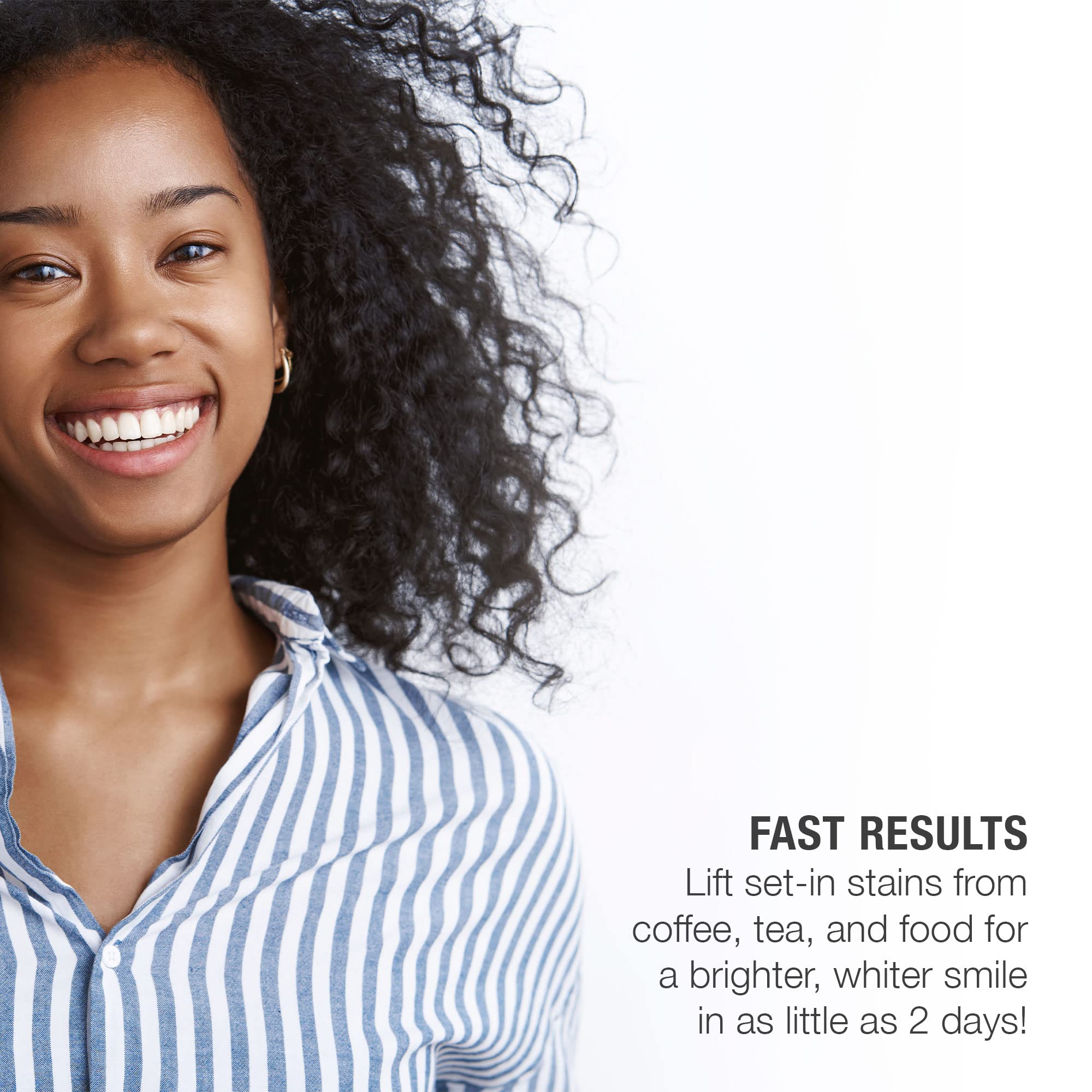 Ultimate White Teeth Whitening Strips – 6-Piece Activated Charcoal Kit