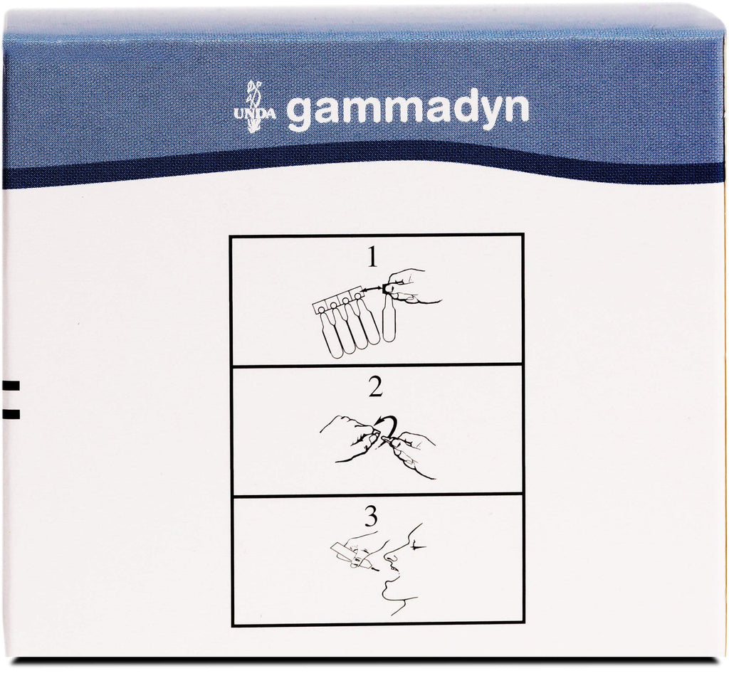UNDA GAMMADYN Zn | Zinc Oligo-Element Supplement | 30 Ampoules