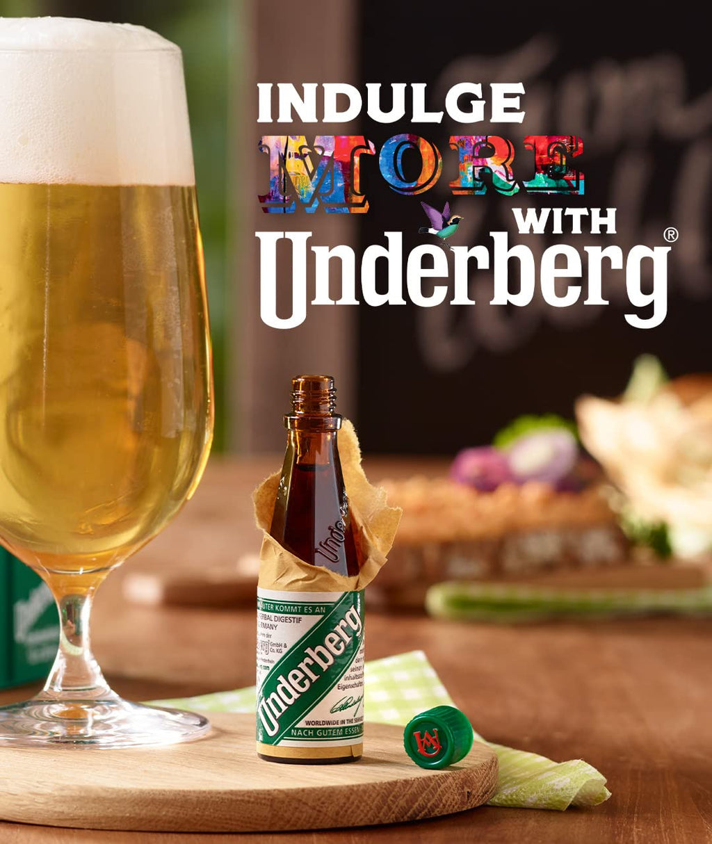 Full Case of Cardboard 12 Packs (120 Total) 120 Bottles Liquid by Underberg