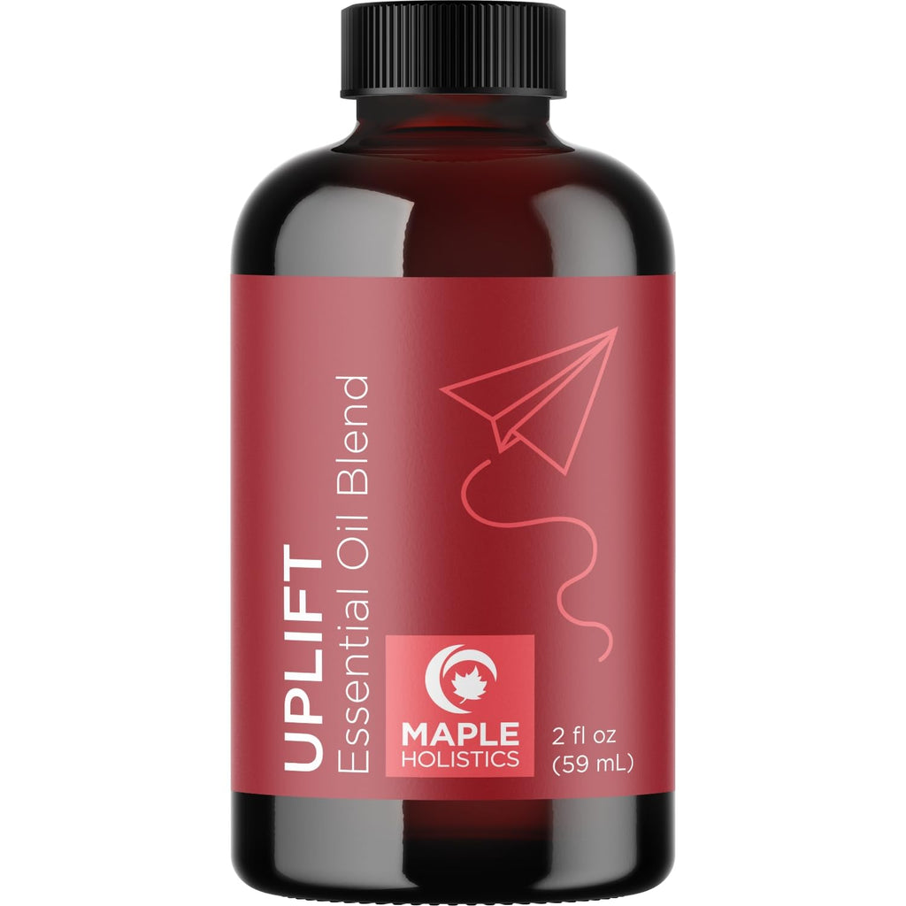 Uplift Aromatherapy Essential Oil Blend - Happy Essential Oil Blend of Calming Essential Oils for Diffusers for Home and Travel with Citrus Essential Oils and Pure Aromatherapy Oils for Diffusers 2oz