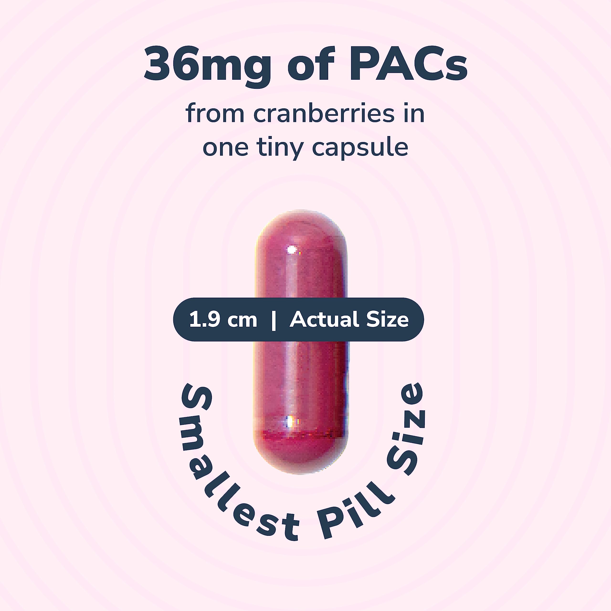 Szio+ Utiva Cranberry PACs – 36 mg PACs for UTI Support | 90 Veggie Capsules