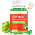 Vazatisi Apple Cider Vinegar Gummies with Sea Moss – Metabolism, Digestion, Detox & Immunity | Apple Flavor 60 Count