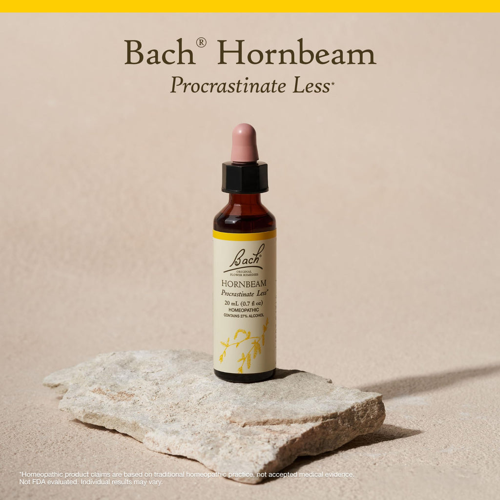 Bach Hornbeam Flower Remedy – Procrastinate Less | Natural Homeopathic Essence