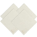VIPbuy 4 Pack 6x6 Natural Chamois Glasses Cleaning Cloths – Scratch-Free, Ultra Absorbent
