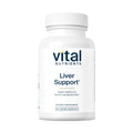 Vital Nutrients Liver Support with Milk Thistle & Curcumin | Vegan, Gluten-Free | 60 Capsules