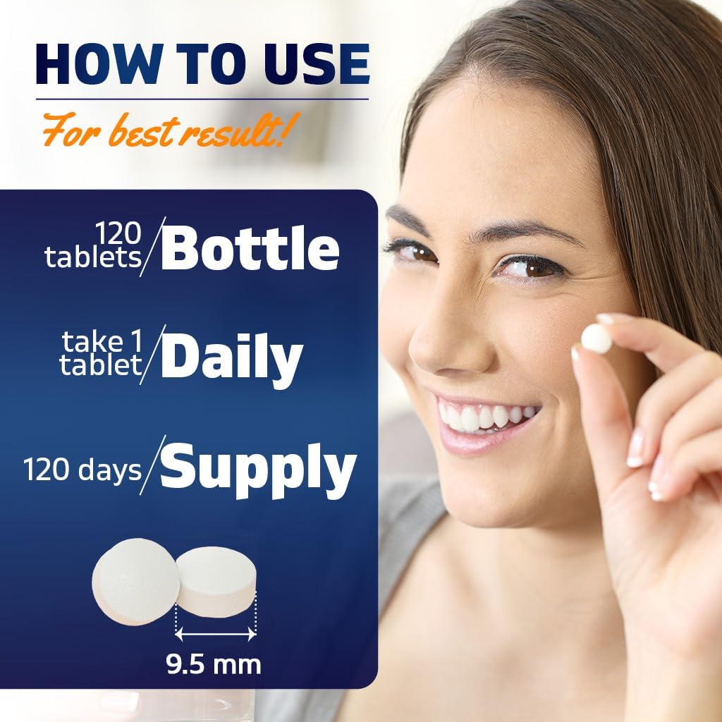 Vitamatic High Potency Biotin 20000 mcg with Keratin - 120 Vegetarian Tablets