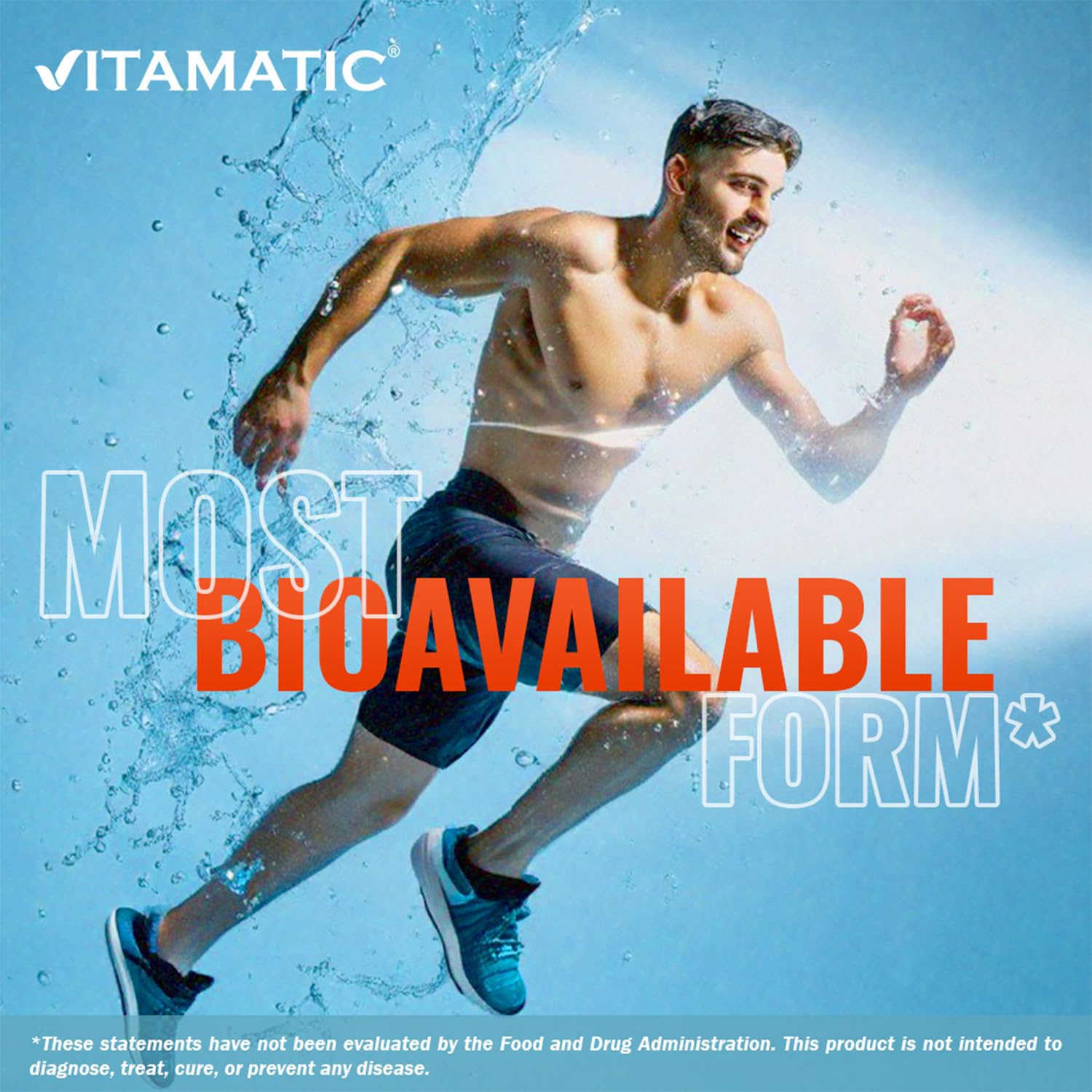 Vitamatic Magnesium Oxide Powder – 1000 mg per Serving | 600 mg Elemental Magnesium | Unflavored