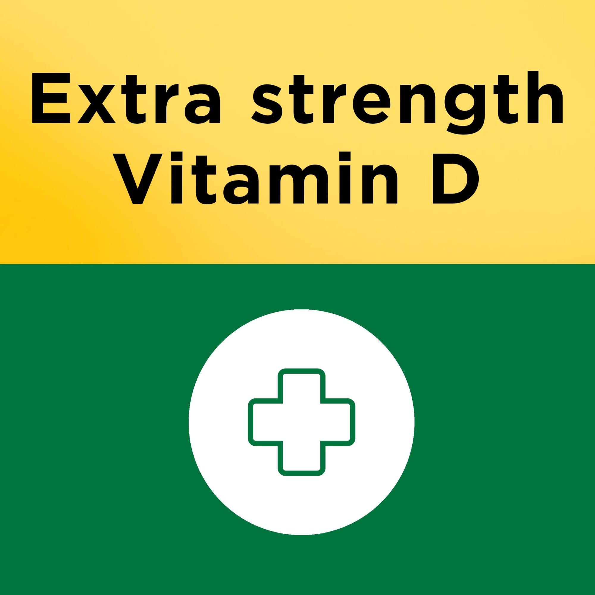 Nature Made Vitamin D3 5000 IU Softgels – 90 Count, 90 Day Supply