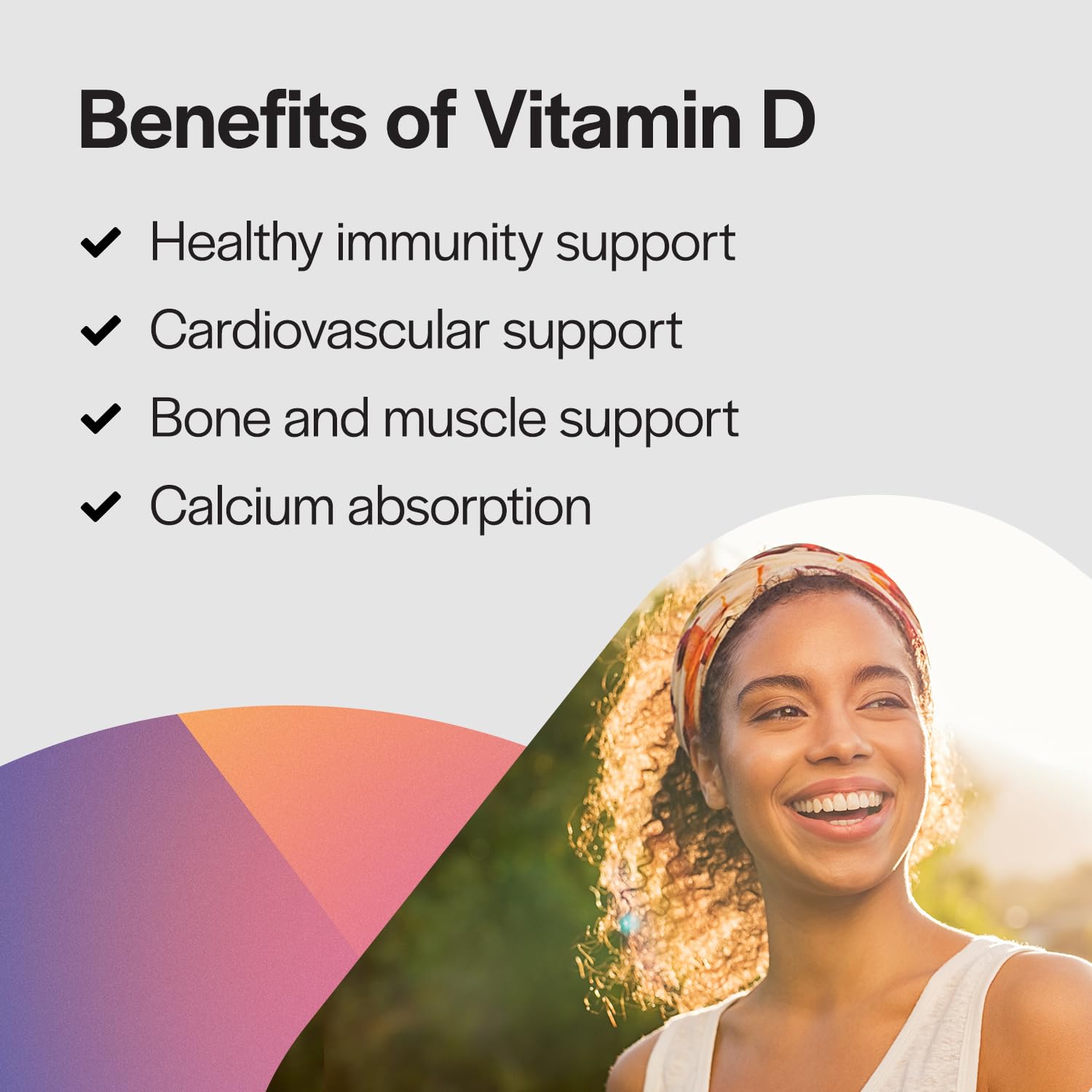 Vitamin D3 K2 5000 IU - Supports Calcium Absorption, Bone & Heart Health - 60 Veg Capsules