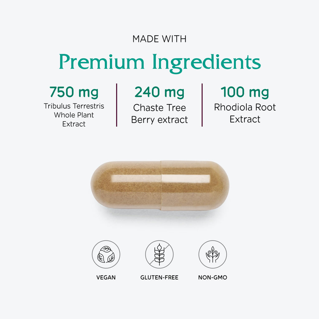 Vitanica Pregnancy Prep – Reproductive System Support, Vegan, 60 Capsules