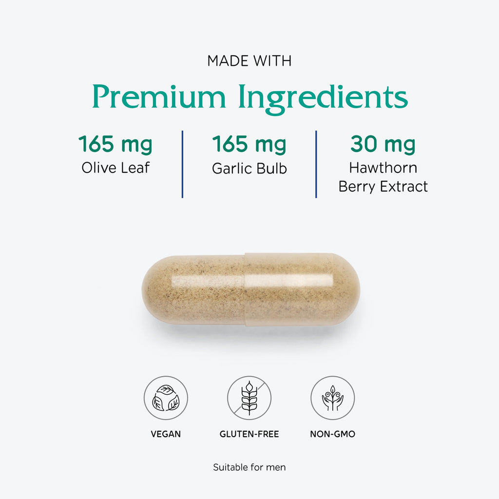 Vitanica Rauwolfia Extra — Cardiovascular Support Supplement | Vegan, 180 Capsules