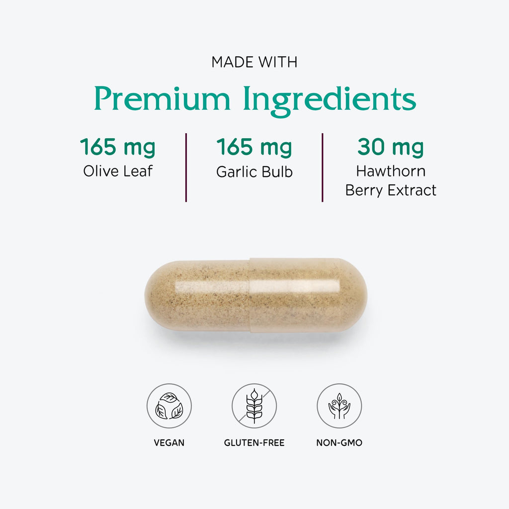 Vitanica Rauwolfia Extra - Heart Health Support with CoQ10 & Magnesium | 180 Vegan Caps