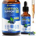 Vivcmin 10-in-1 Cortisol Supplement – Sleep & Mood Support (Blueberry, 2 oz)