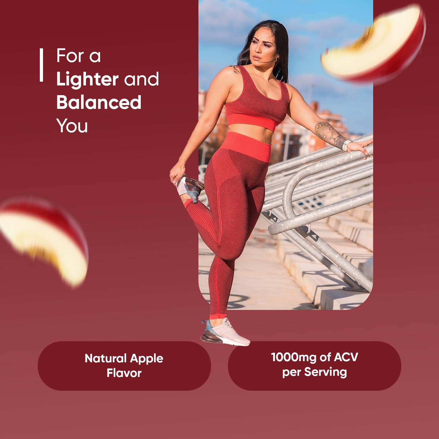 WeightWorld Apple Cider Vinegar Gummies with The Mother 1000mg – 90 Gummies