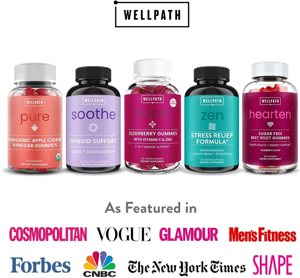 WellPath Soothe Hormone Balance for Women | Cortisol & Thyroid Support (60 ct)
