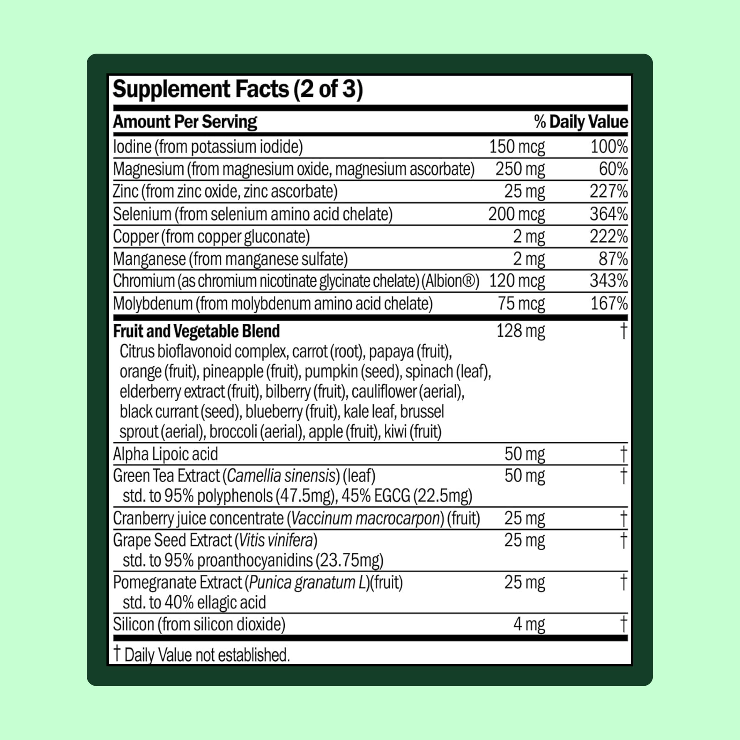 WellWithAll Women's Multivitamin - Allergen-Free Daily Multivitamin with Iron | 60 Tablets